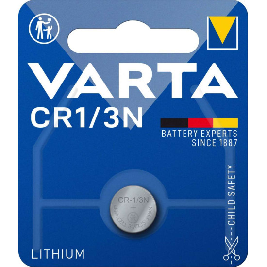 Varta CR1/3N 3V lithium gombelem  bl/1 6131