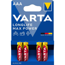 Varta Longlife Max Power AAA mikró elem (LR03) BL/4