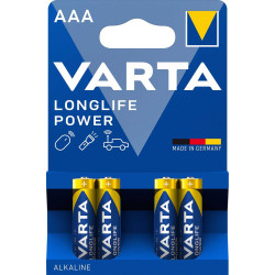 Varta Longlife Power (High Energy) AAA mikró elem (LR03) 4903 BL/4