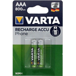 VARTA  NI-Mh Phone akku  AAA (HR3) 800 mAh bl/2