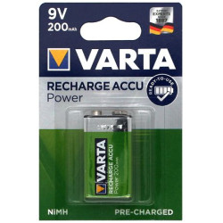 Varta NI-Mh R2U akkumulátor 9V (HR22) 200mAh bliszteres/1 56722