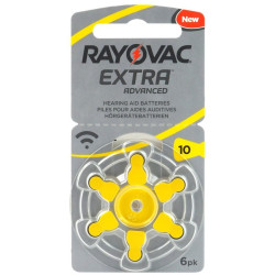 Varta Rayovac Extra hallókészülék elem 10 (PR70)bl/6 1,45V