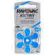 Varta Rayovac Extra hallókészülék elem 675 (PR44)bl/6  1,45V