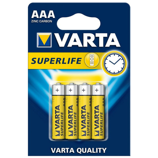 Varta Super Heavy Duty AAA féltartós mikró elem (R03) bl/4